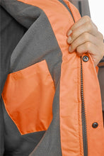 Hi-vis Fleece Lined Bomber Jacket