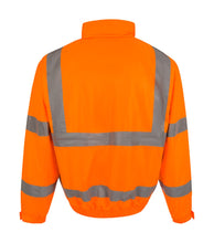 Hi-vis Fleece Lined Bomber Jacket
