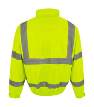Hi-vis Fleece Lined Bomber Jacket