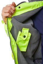 Hi-vis Fleece Lined Bomber Jacket