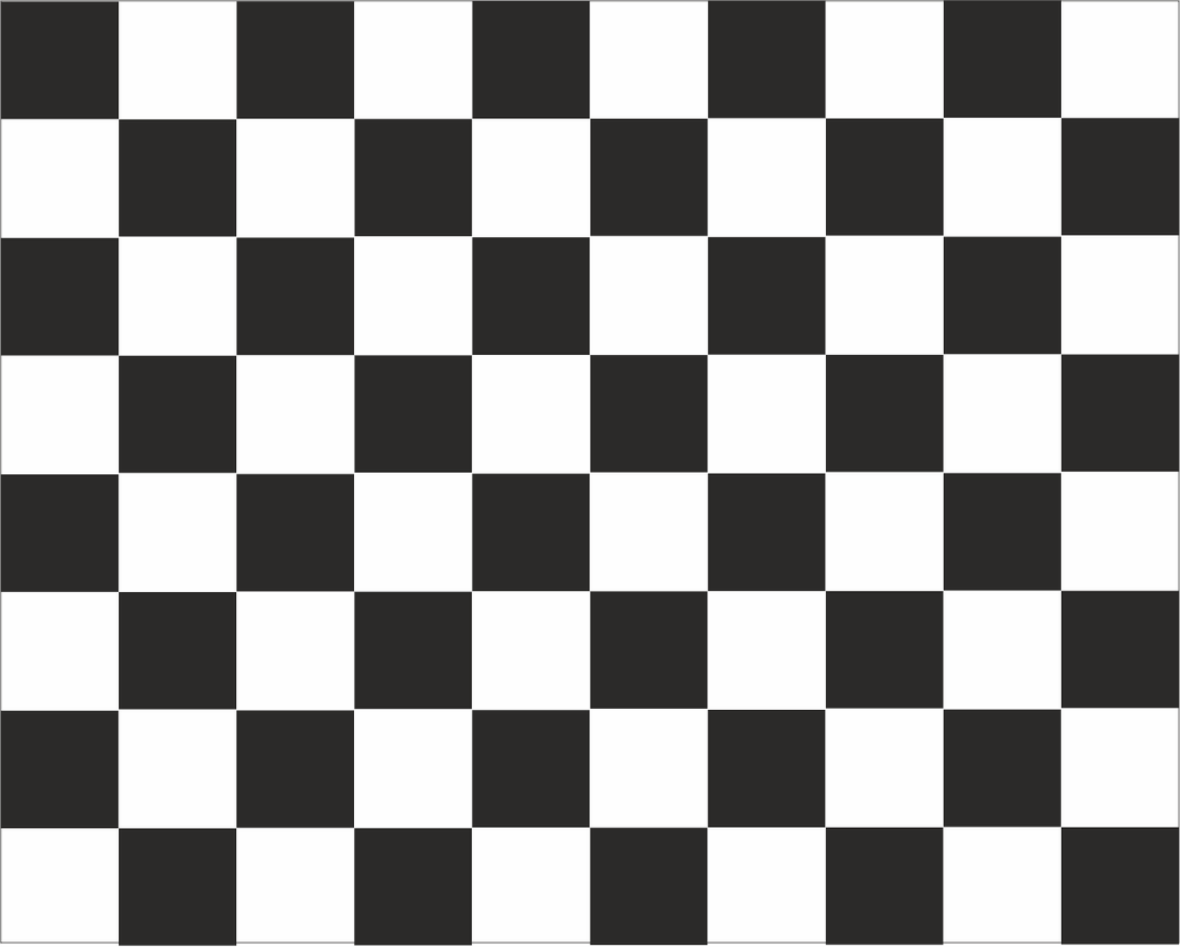 Chequered  'FINISH' Road Race Flag