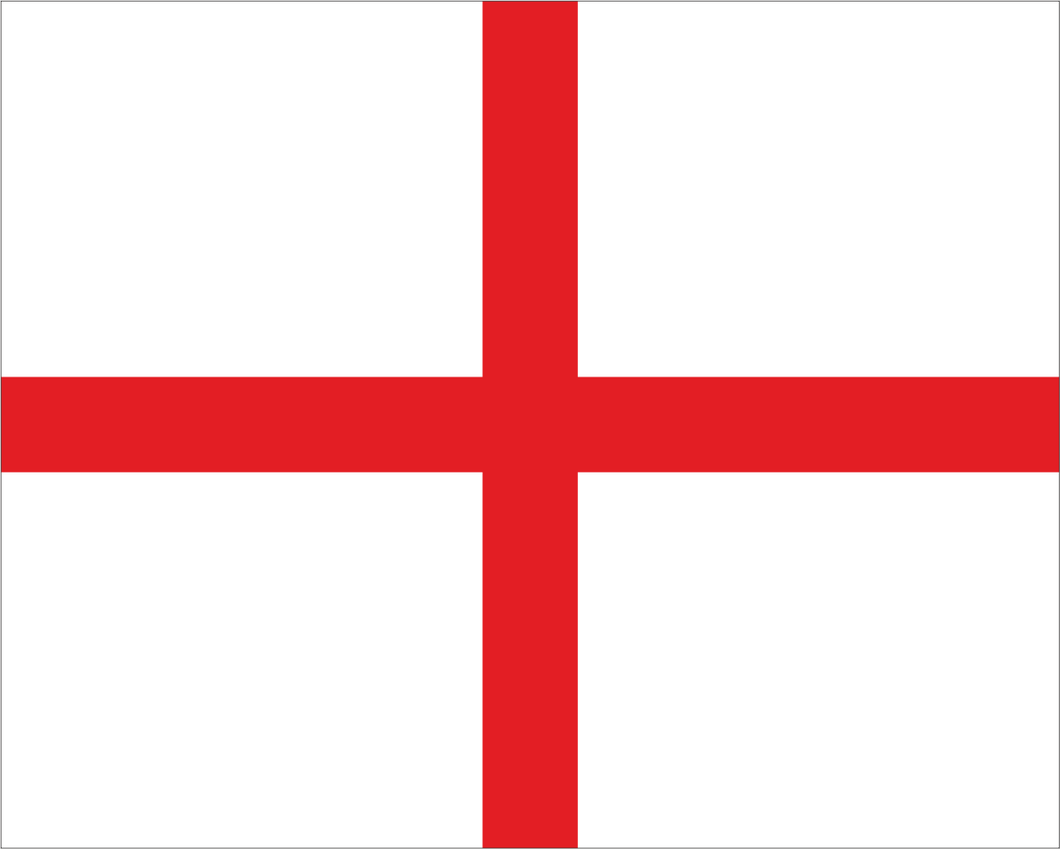 White with Red + 'FIRST AID' Motocross Flag